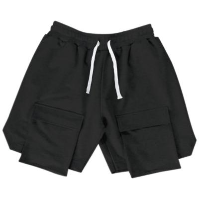 China Anti-Wrinkle Mens Summer Loose Straight Running Sweatpants Capris Training Shorts for sale