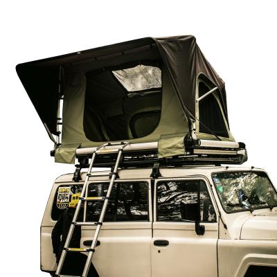 China Extended Type Factory PU Lay Up OEM ODM Aluminum Car Roof Toptent Outdoor Camping Folding Top 3 Kinds Size 4x4 Wd Suv Car Hard Shell Roof Top Tents for sale