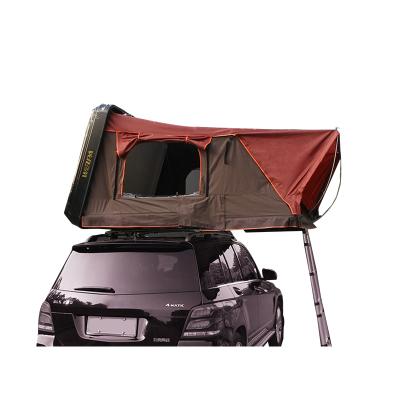 China Latest Design Top Quality Selling Diagonal Tying Type Waterproof Material Car Roof Top Tent For Outdoor Camping for sale