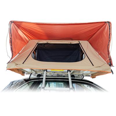 China Diagonal Bracing Type OEM ODM DIY Hot Sale 4 Person Hard Shell Car Roof Top Tent for sale