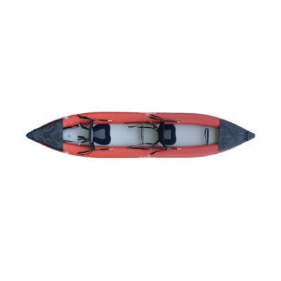 China PVC Tarpaulin New Arrival 3-4 Person Water Resistant Inflatable Speedboat Thickened Bottom Fishing Kayak Canoe Boat For Outdoor for sale