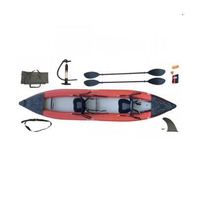 China 2021 PVC tarpaulin factory kayaks double inflatable kayak drop stitch canoe/kayak for sale for sale