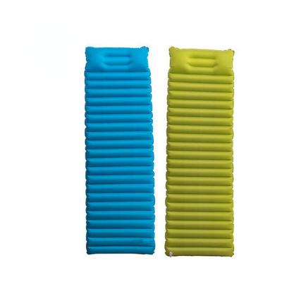 China Rectangle Automatic Fast Inflatable Inflatable Sleep Pad Air Mattress Indoor Thick Inflatable Bed Mat Camping Pad for sale