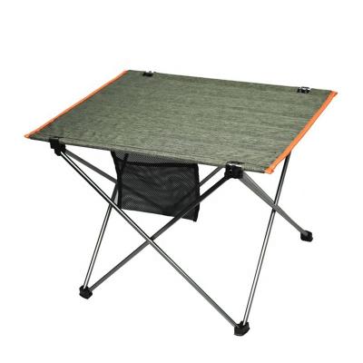 China Oxford Table Backpack Folding Ultralight Aluminum Mini Camping Picnic Table for sale