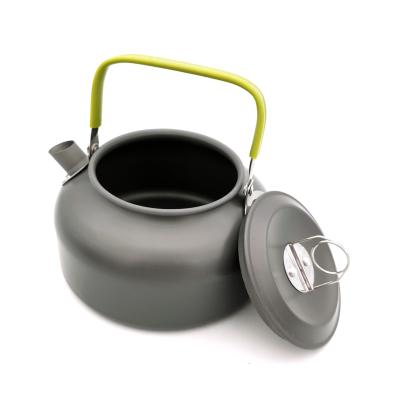 China New Small Design Heavy Duty Aluminum Alloy Smooth Outdoor Coffee Pot Portable Kettle Teapot Light Use for sale