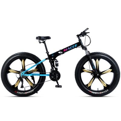 China Hot sales steel aluminum bicicleta folding mountain bike cycle 21 speed bicycle for man for sale