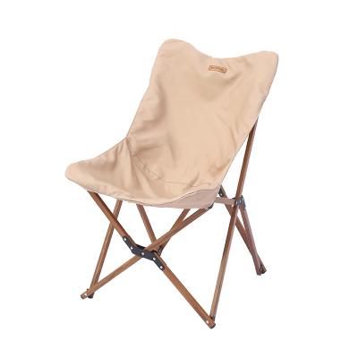 China 600D Polyester Fiber Oxford Cloth Aluminum Alloy Wood Grain Portable Folding Chair Picnic Camping Chair Outdoor Camping Fishing Chair for sale