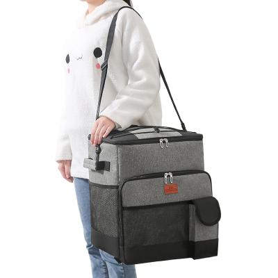 China New Arrival Large Capacity Lunch Waterproof Cooler Bag Insulation Waterproof Big Cooler Bag With Wheels for sale