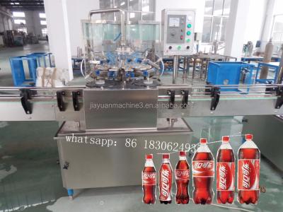 China Soft Drink Carbonated Bottle Filling Beverage Small Scale Soda Water Beverage Capping Labeling Machine for sale