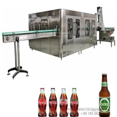 China beverage beer bottle filling machine, bottle filler for beer and soft drinks in glass bottles for sale