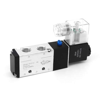 China Industrial Tool Pneumatic Control Solenoid Valve 3V210-08 Directional Air Source Drive Top Maker With 24VDC 220VAC for sale