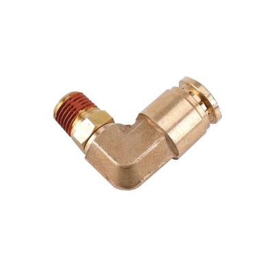 China DOT Fitting DPL1/4-1/4 Pneumatic Brass Quick Release Fitting For Truck Air Brake System for sale