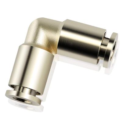 China Pneumatic Push Fit Connector MPV-6 Brass Push To Connect Quick Release Fitting for sale