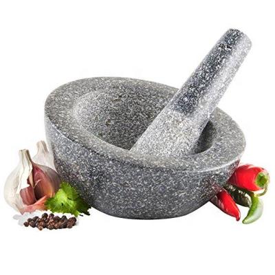 China Sustainable Custom Stone Mortar And Pestle For Herbs And Spices Grinding Tools for sale