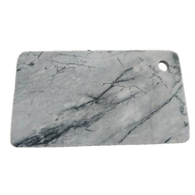 China White Marble Cutting Board Eco-Friendly Sustainable Natural for sale