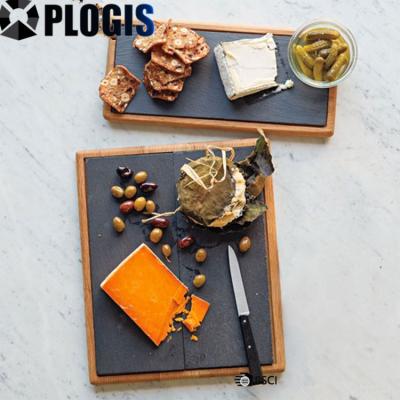 China Sustainable Slate Cheese Board Chopping Board Bamboo Chopping Board for sale