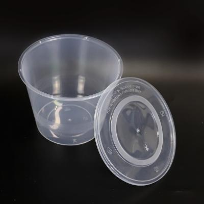 China Wholesale High Quality Disposable China Salad Disposable PP Plastic Soup Bowl With Lid for sale