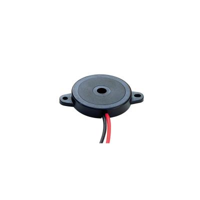 China Small 3v 5v 12v Alert Alarm Buzzer 23*5mm Wire 12V Passive Piezo Screw Mounted Buzzer Piezo Buzzer for sale