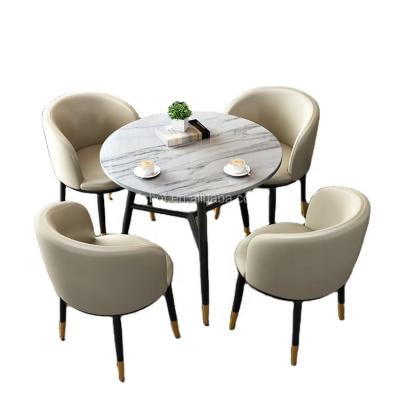 China Modern New Design Used Restaurant Furniture Cafe Tables And Chairs Sets Wood Table Chair Round Table Industrial Style Dining Chair for sale