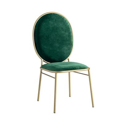 China Nordic simple light luxury creative metal makeup style INS easy chair leisure velvet sauce single chair for bedroom for sale