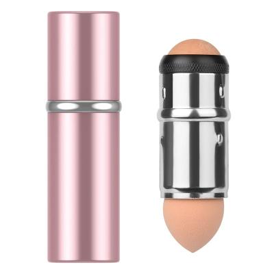 China Multifunctional Face Lift Oil Absorbing Volcanic Face Roller With Makeup Sponge To Remove Excess Shine, Makeup Friendly for sale