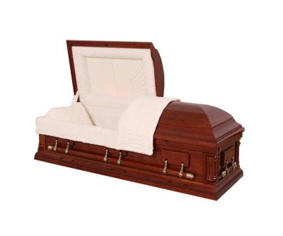 China The other American style steel casket and the European style wooden casket for sale