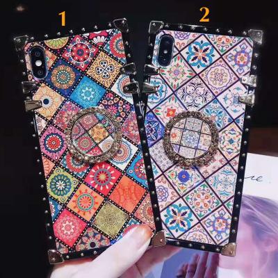 China Anti-drop Vintage Phone Case For Pro Max Vintage Case Bohemian Style iPhone 11 12 13 Phone Case for sale