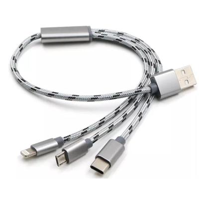 China High Quality Magnetic MP3/MP4 Player Charging 3A Phone Fast Cable 3 in 1 Magnetic USB Charging Cable Data Cable for sale