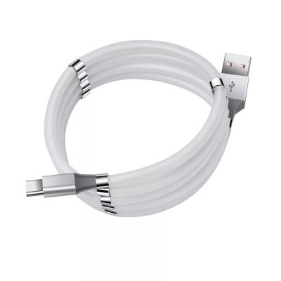 China USB Self-Winding Cable For iPhone 2020 New Arrivals Supercalla USB Magnetic Portable Self-Winding Charging Data Cable For iPhone for sale