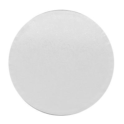 China Oil-Proof Professional Custom Drum 6mm 12mm Cake Board Round Corrugated Cake Board Cake Boards for sale