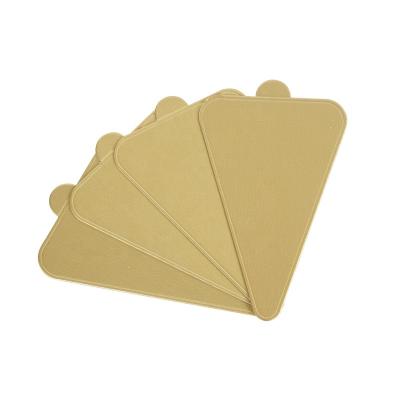 China Silver Parchment Gold Cake Board Around Rectangle Triangle Mini Cake Paper Board Wholesale for sale