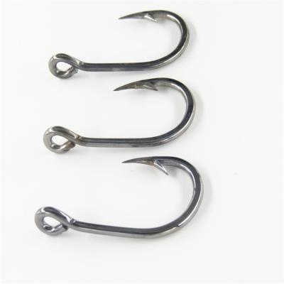 China Round 108272/0-11/0 Stainless Steel Black Shop Whole Sale In Shop Circle Sea Fishing Hook For Sea Fishing for sale