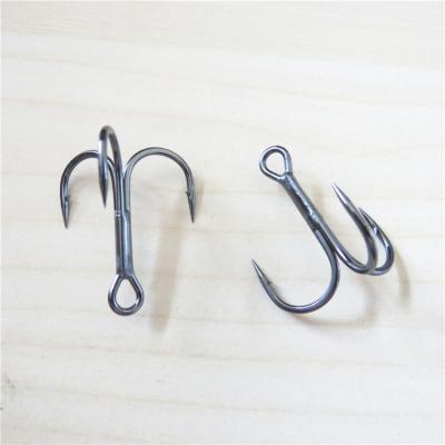 China Maruseigo High Carbon Steel Treble Black Nickel Sizes All Hooks For Fishing for sale