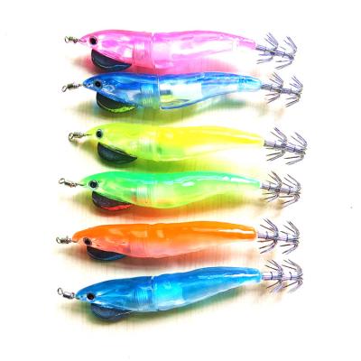 China Sea Fishing Bettery Multi-color Red Jigging Squid Hooks for Sea Fishing Squid for sale