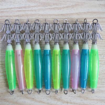 China Sea Squid Fishing Luminous Soft Body Cover Aid Fish Squid Hook High Quality for sale