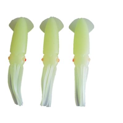 China USD 0.3/pc 18cm PVC Luminous Soft Squid Lure Fishing for sale