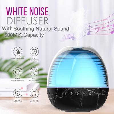 China White Noise Meditation Therapy Sleep Sound White Noise Wifi Humidifier Essential Oil Aroma Diffuser 500ml for sale