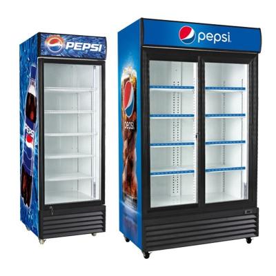 China Single-temperature mini freezer fridge pepsi-cola refrigerator restaurant commercial display refrigerator refrigeration equipment for sale