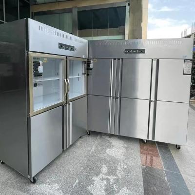 China Mini Refrigerator Commercial Refrigeration Equipment Mini Refrigerator Single-temperature Freezer Display Stainless Steel Refrigerator Freezer for sale