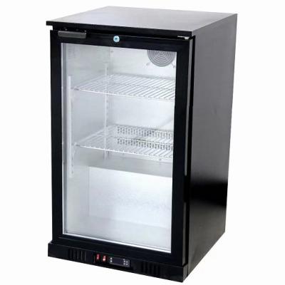 China Single-temperature Mini Fridge With Temperature Display Small Countertop Mini Fridge Refrigerator With LCD Display for sale