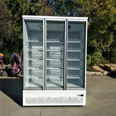 China Commercial Single-temperature Supermarket Freezer Refrigerator Fridge Restaurant Display Refrigeration Equipment Popsicle Display Freezer for sale