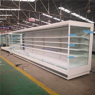 China Commercial Cold Beverage Refrigerator Beverage Refrigeration Equipment Refrigerator Display Single-temperature Supermarket Freezer Open Showcase for sale