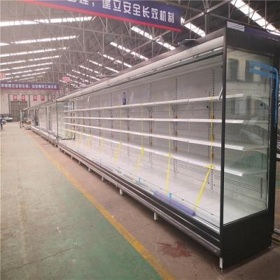 China Store Commercial Refrigerator Refrigeration Equipment Refrigerator Display Single-temperature Supermarket Freezer Open Display for sale