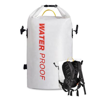 China Roll Top Anti-theft Office Travel Friendly 40L TPU Dry Bag Waterproof Backpack for sale