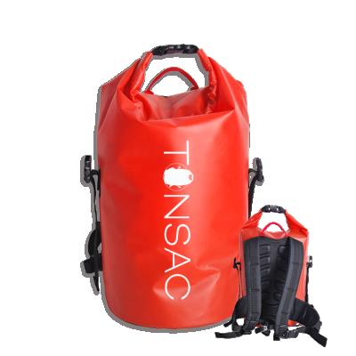 China Eco Friendly Material Waterproof Tonsac Customized Waterproof TPU Dry Bag Backpack for sale