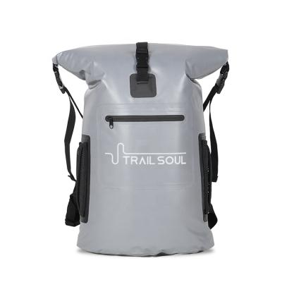 China Waterproof Cooler 30L Soft Sided Insulated Dry Pack Waterproof Cooler Backpack for sale