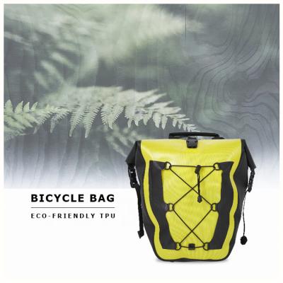 China 2020 TPU Bicycle Pannier Bag Lightweight Environmentally Friendly Rear Rack Waterproof Bike Bag for sale