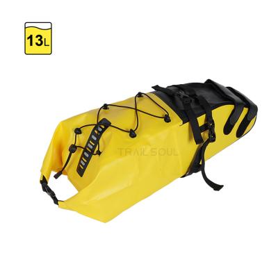 China Waterproof READY TO BOARD 13L Large Capacity Waterproof Bicycle Rear Bags for sale