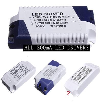 China Led Strips Wholesale 6w 12w 15w 24W All Home 300mA Strip Light Lamp LED Power Supply Driver Transformer Adapter for sale