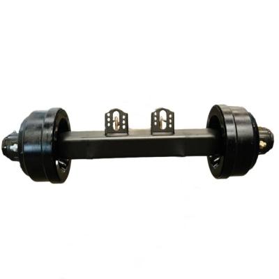 China Fuhua compound axle trailer parts American style axle / German style16 ton 10 screw-hole brake axle German automobile transmission for sale